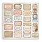 Stamperia Double-Sided Paper Pad 8"X8" 10/Pkg-Vintage Library, 10 Designs/1 Each